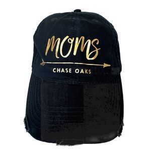 Moms Print Logo Cap Hat Gold Blue Fashion Headwear 100% Cotton